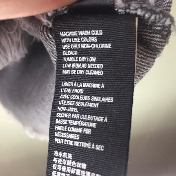 NWT Free People Side Car Sanded Black Distressed Mom Jean Pleated Mini Skirt 29 - Picture 12 of 13